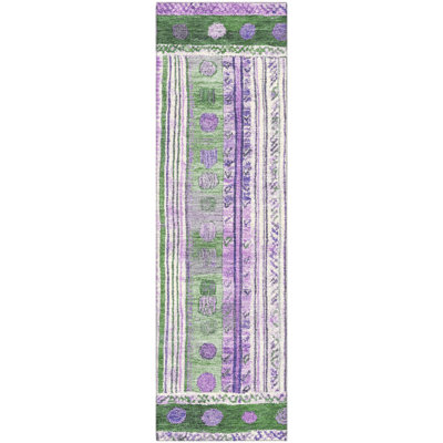 Premium Machine Washable Millbrook AMF1963 Stripes Rug