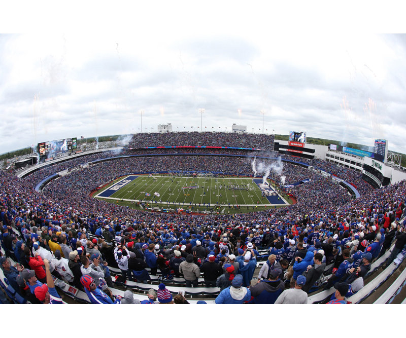 New Era Field, 27" H x 40" W