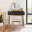 Subra Dressing Table with Mirror