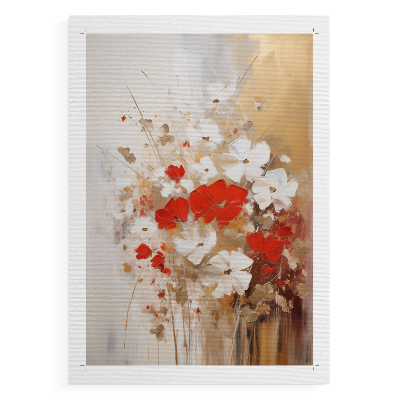 FLORAL Series CCDXLV III - Impression sur toile seulement - NON CADRE