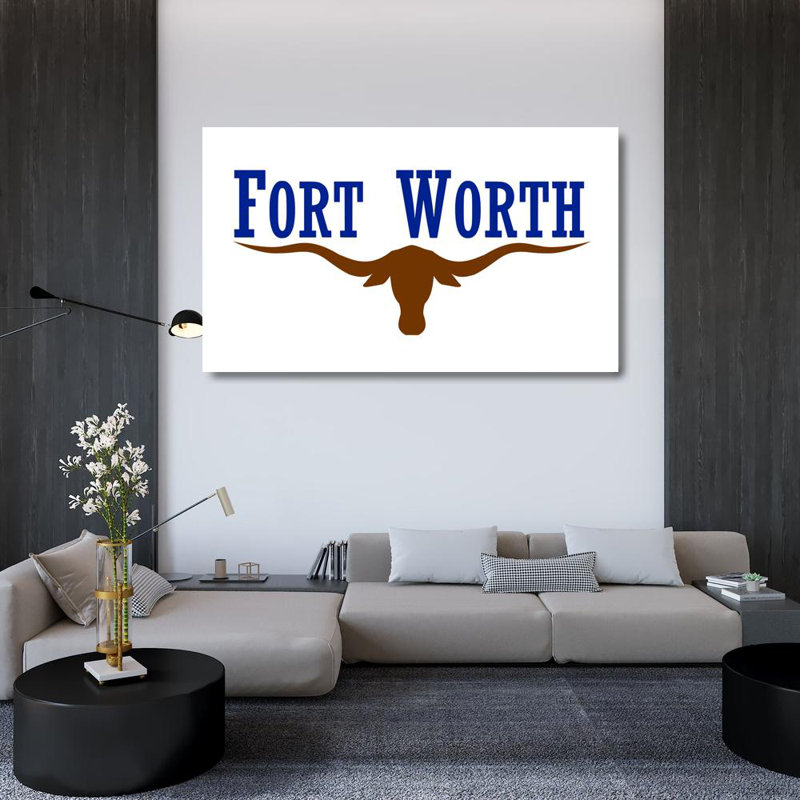 Fort Worth, Texas, H 28 po x l 48 po