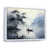 White Floater Framed