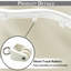 Rideaux occultant pour rideaux très larges occultant et séparateur de pièce 1 séparateur de cloison beige-405156044-405156034