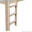 Lit simple mezzanine bas avec glissière, échelle et garde-corps de sécurité-1705588976