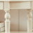 White Solid Wood Console Table-231280470