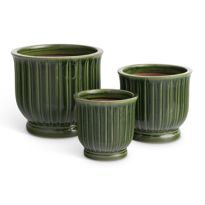 Pots à glaçure Terraverde, Vert