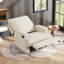 29.5" Wide Modern Refined Linen Upholstered Standard Manual Recliner