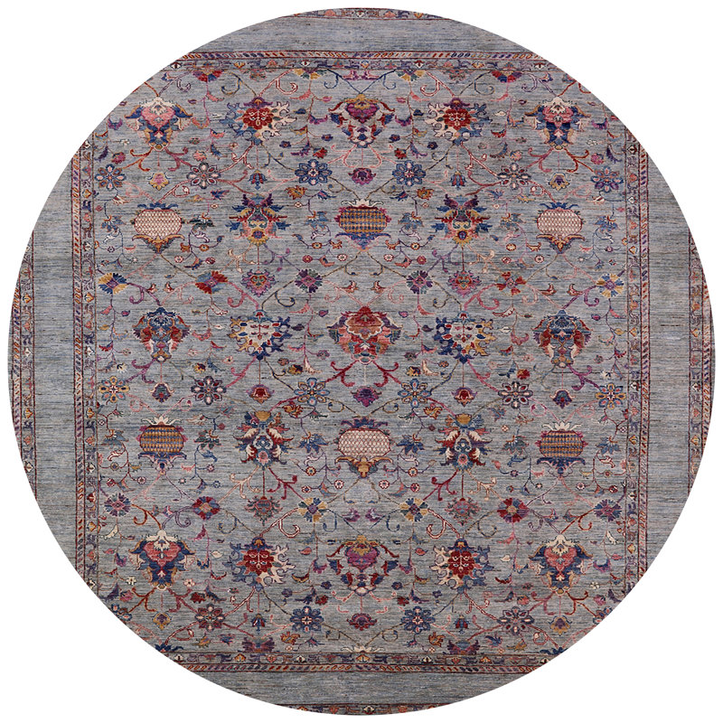 Oriental Indoor Rug, Round 4'