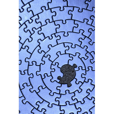 Borjas " Blue Jigsaw Puzzle "