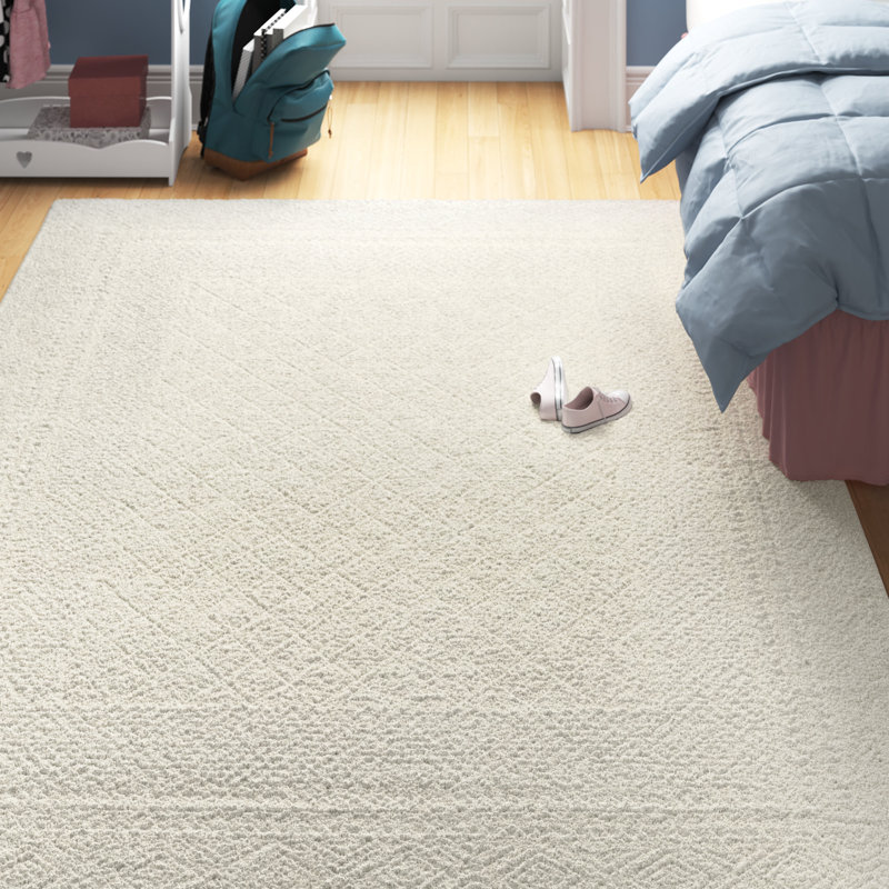 Calvo Ivory/Off-White Area Rug, Rectangle 10' x 14'