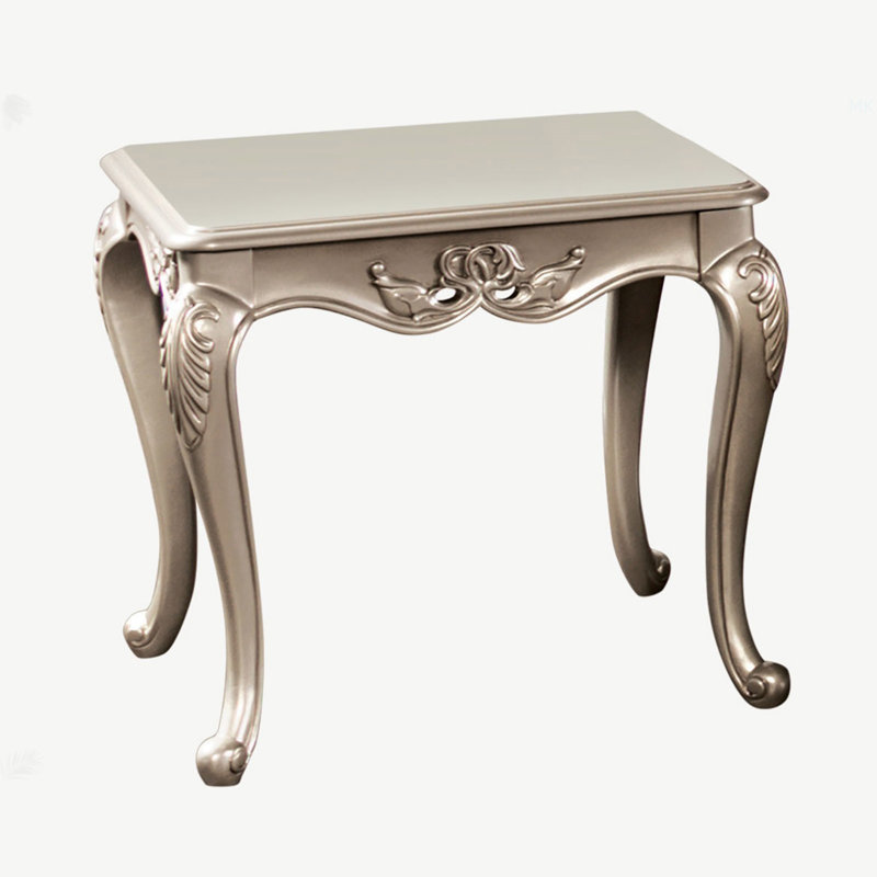 Table de bout de style traditionnel 1pc, Champagne