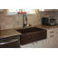 33" Hammered Copper Apron Front Single Basin Kitchen Sink
