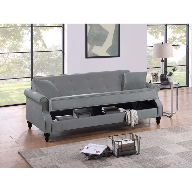 Adjustable Storage Sofa, Gray