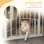 Pressure Mounted Pet Gate With Door