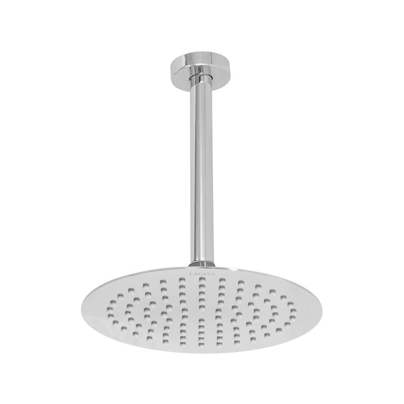 Eleganza 1885 Ceiling Or Wall Mount Shower Head, Polished Stainless Steel