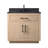 Avignon 36" Single Sink Freestanding Bathroom Vanity with Black Limestone Top-114248458-93934488