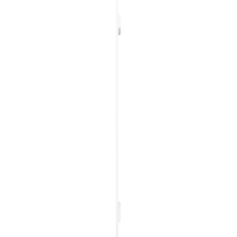 Volets en PVC True Fit à deux planches espacées, Blanc, H 35 po x l 11,25 po x P 0,625 po