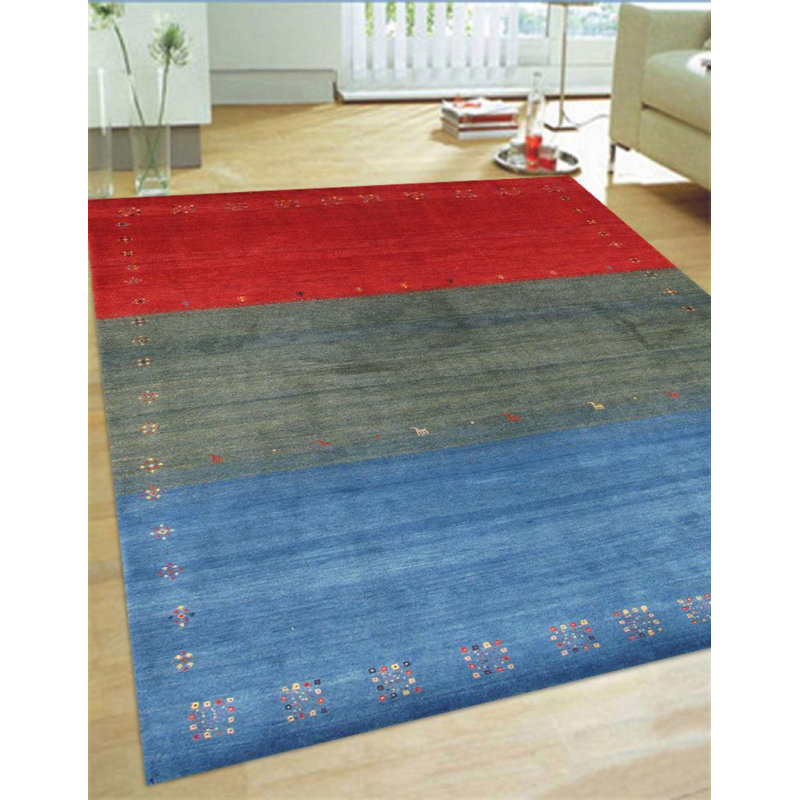 Striped Area Rug in Multi