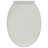 vidaXL Soft-close Toilet Seat White Oval