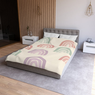 Microfiber Duvet Cover Boho Style, Design 84