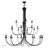 12 Light Bronze Large 2-Tier Chandelier-1966749334-1966749335