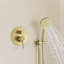 Robinet de douche circulaire avec valve brute-74557746