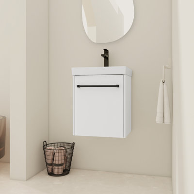 Uriel Compact Wall-Mounted Vanity