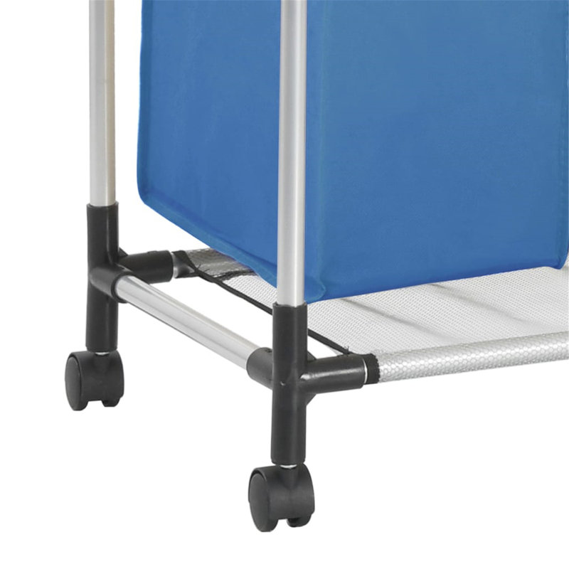 Rolling Laundry Sorter, White