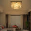 Plafonnier encastré en cristal 6 lumières Tavira 19,7 po