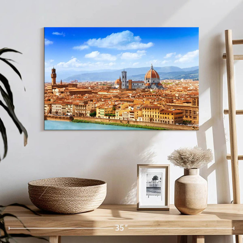 Nicci matin à Florence, H 16 po x l 24 po