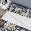 Ensemble de housse de couette en damas blanc et bleu Zen Damask Harmony-1063362321