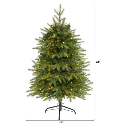 Easy Set-Up Lighted Christmas Tree