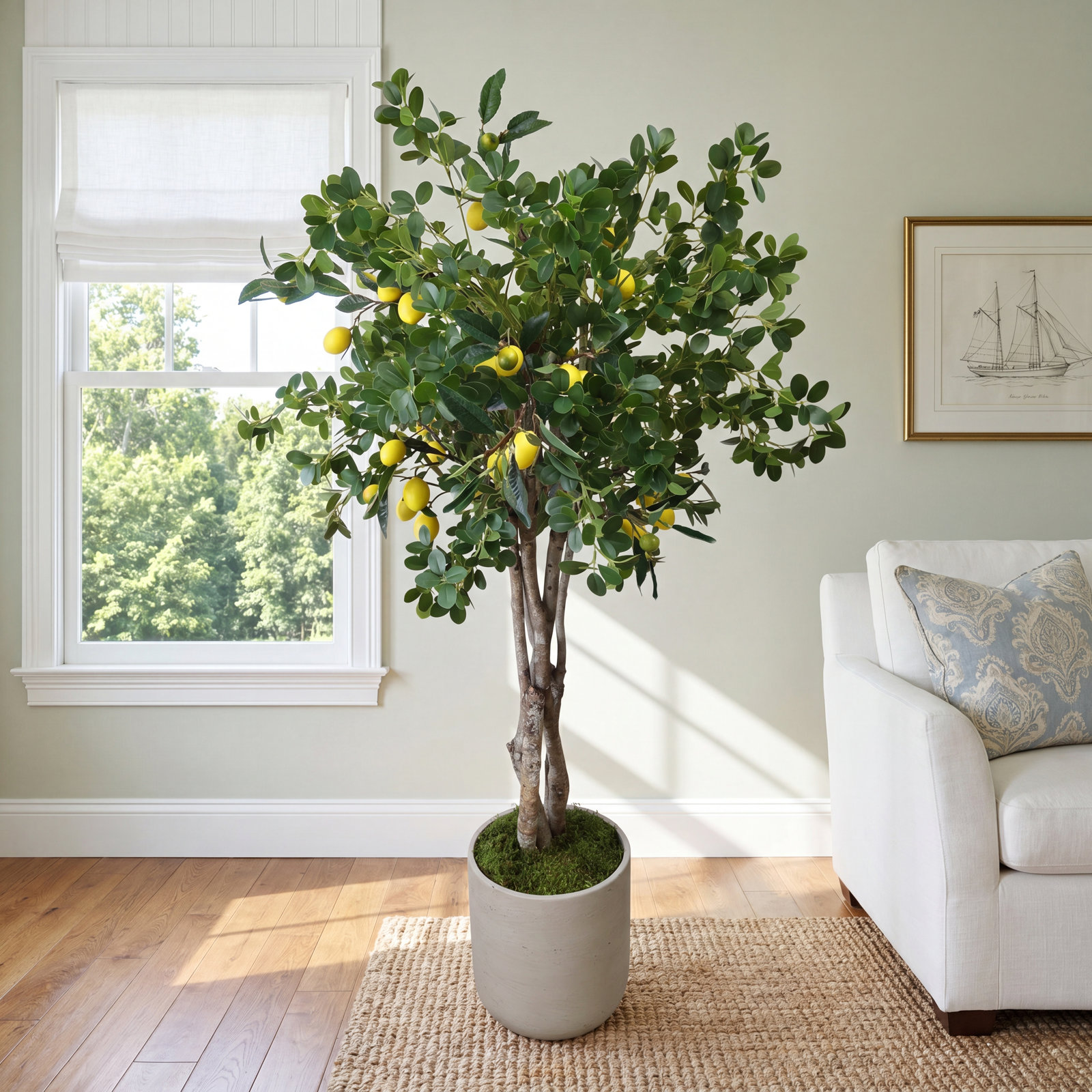 Sani 64" Lemon Tree in Pot