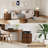  Avenley 18" Nightstand Set of 2 with Rounded Corners, Modern Bedside Table with Charging Station, 2 Handleless Drawers End Table for Bedroom, Living Room-139707049-139707048