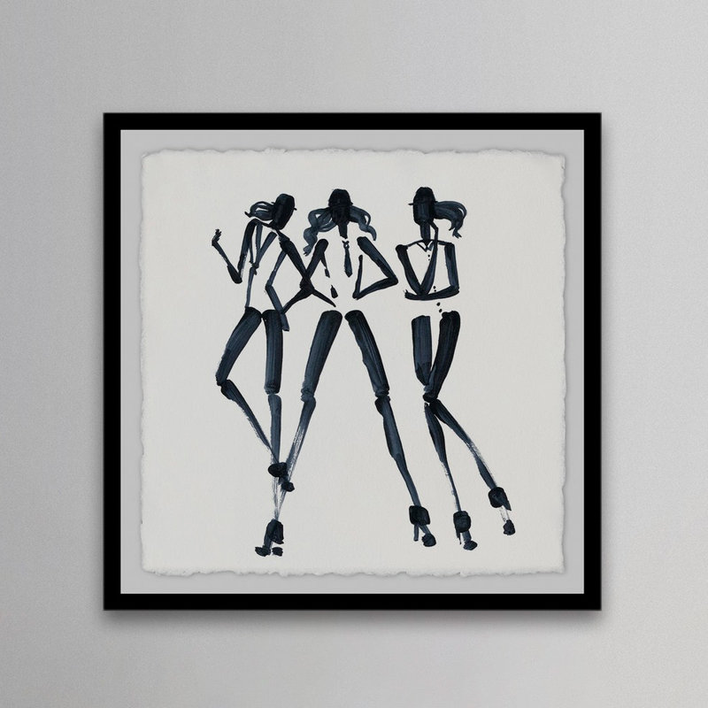 «Fashion Avant» par Marmont Hill - reproduction de cadre photo sur papier, H 18 po x l 18 po