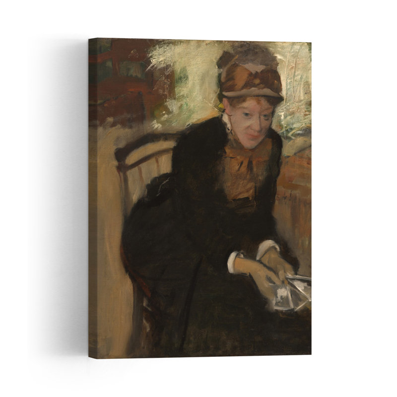 Mary Stevenson Cassatt, C.1880-84 Abstract Contemporary Portrait Wall Art Print, 91.44cm H x 60.96cm W
