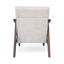 Chaise d'appoint Mid-Century moderne, fauteuil capitonné avec revêtement et structure, 1 pièce-1346308265