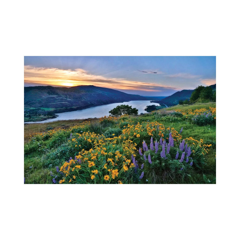 USA, Oregon. View Of Lake Bonneville At Sunrise. by Jaynes Gallery - Print on Canvas, Wrapped Canvas, 20.32 cm H x 30.48 cm W