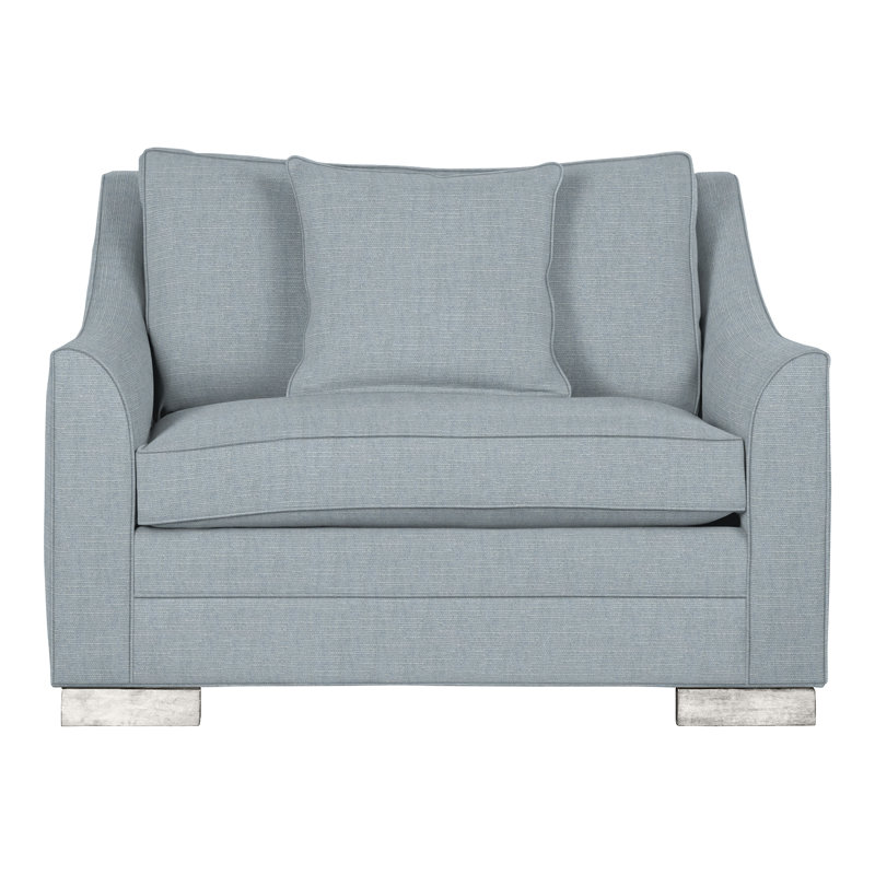 Nicholas Chair And A Half, Casa Blanca, Perigold Sumptuous Chenille II Sky