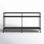 55" Wide Console Table with 2-Tier Open Shelving — Blackened Bronze Modern Metal Entryway Table for Living Room or Hallway | Ceno