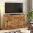 Odelie Solid Wood Farmhouse Buffet Cabinet Sideboard 2 Doors 5 Drawers