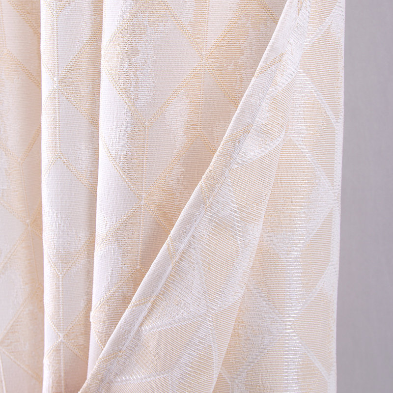 Panneau de rideau simple obscurcissant en polyester Arniya, Beige