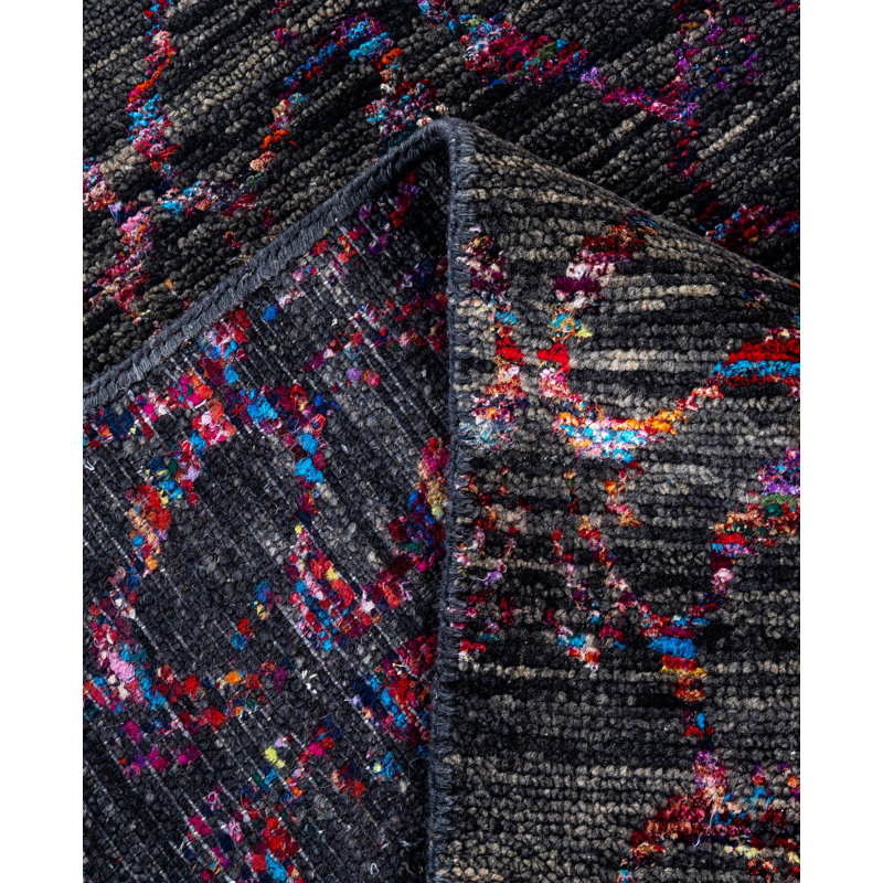 Overdyed One-of-a-Kind 9' 0" X 11' 10" Hand Knotted Area Rug