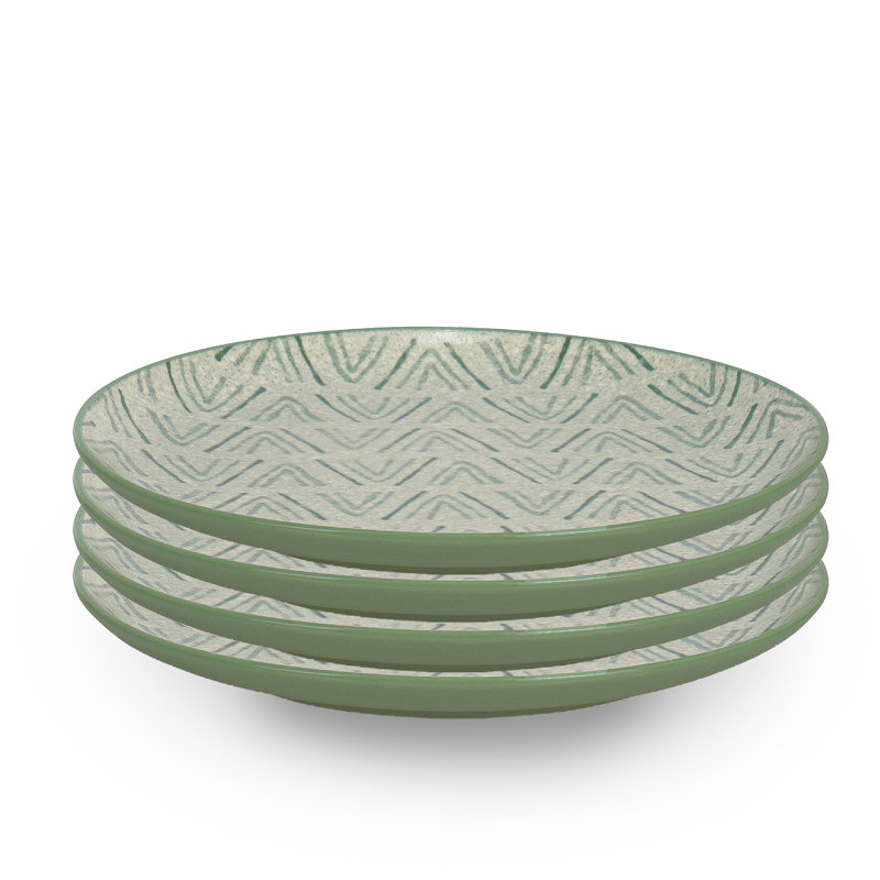Olive Cocktail Plate 6", Green