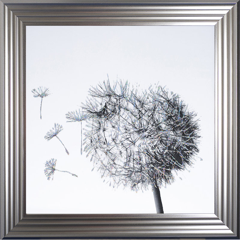 Single Picture Frame Print, 55cm H x 55cm W x 5cm D, Mettalic Framed