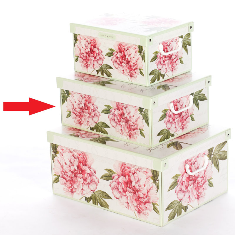 Storage Box: Medium - Peony