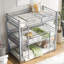 Metal Twin Bunk Bed, Silver - Space Saving & Strong Size 3 Saving, Rails, No Box Spring, Quick Installation