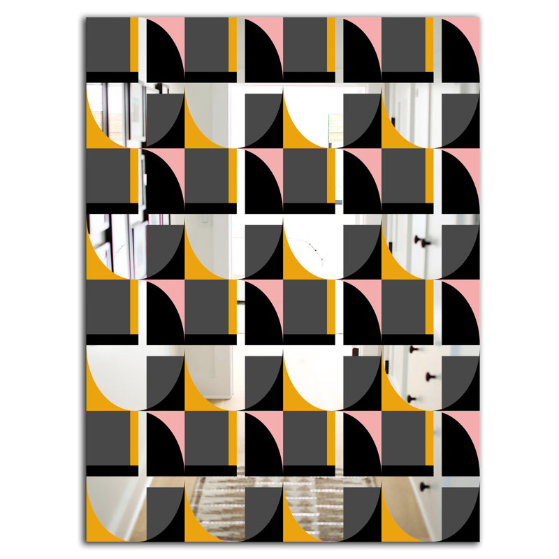 Miroir décoratif contemporain, H 39,4 po x l 29,5 po