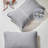 Zipper-Enclosed Quilted Pillowcase Set (2-Piece), Machine Washable Polyester Fiber Material, Breathable and Comfortable, Suitable for Bedrooms and Hotel Rooms-119268547
