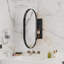 Miroir ovale encastré avec rangement pour pharmacie-2137228040